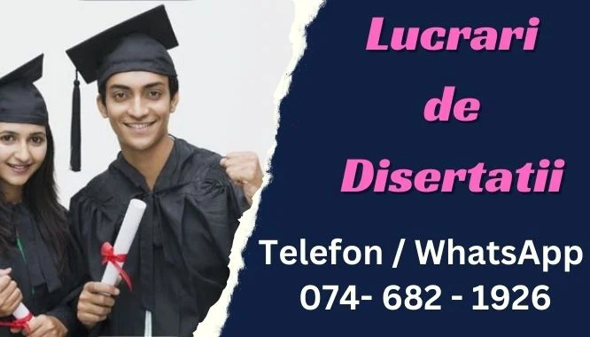 Disertații Master - Cercetare Avansată de Nivel Superior